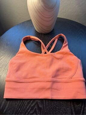 AUTHENTIC lululemon energy ribbed sports bra size 6